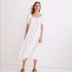 Adorable Madewell petite pintuck midi dress. Never worn, washed once.